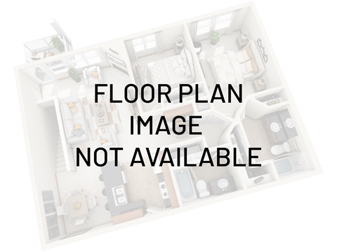 Floor plan for 2 beds, 2 baths, 1300 sqft